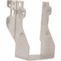 Usp MiTek Slant Joist Hanger, 5-1/4in H, 2in D, 3-1/8in W, 2in L x 6 to 8in H, Steel, Galvanized, Face Mounting JUS26-2